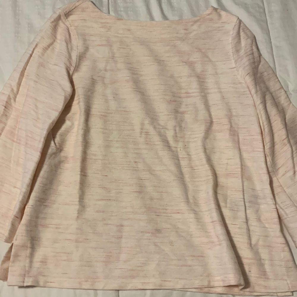 Light pink heathered long sleeve